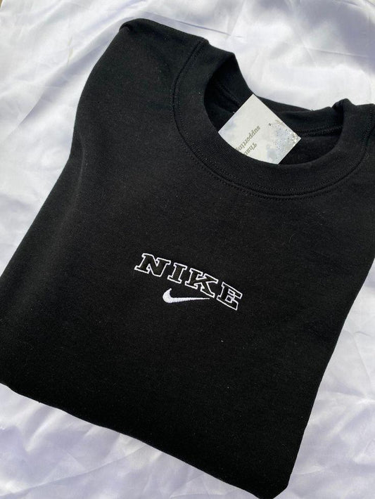 Vintage Black Nike Crewneck Sweatshirt