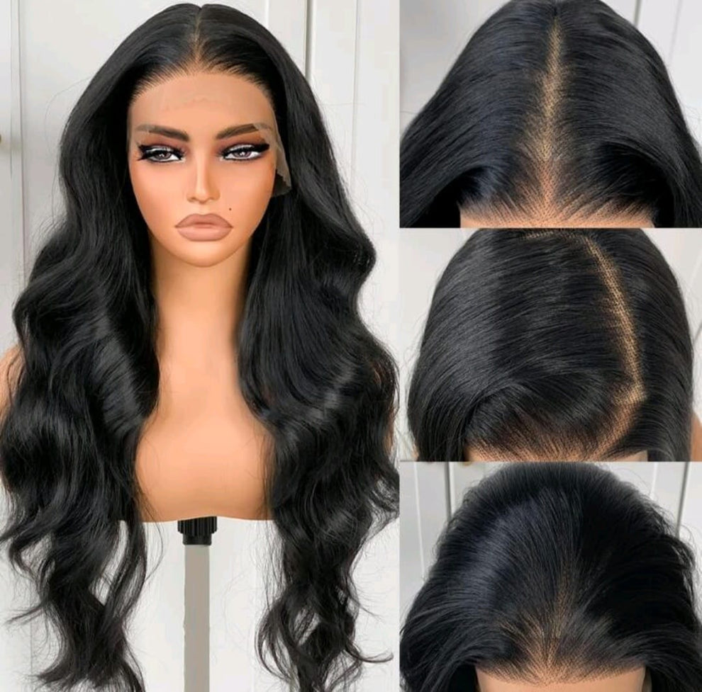 28 Inch Black Body Wave (Human blend)