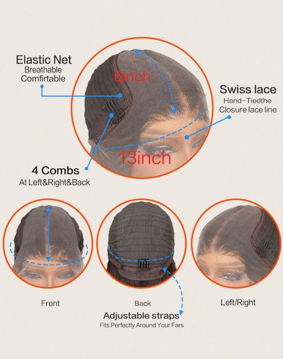 30 inch Beyonce' Bombshell Wig (human blend)