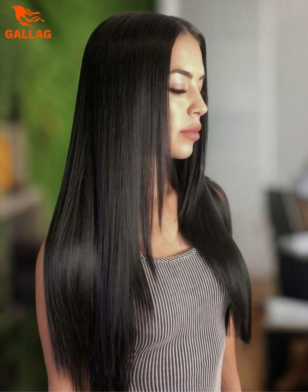 24 Inch Straight Glueless (Human Blend)